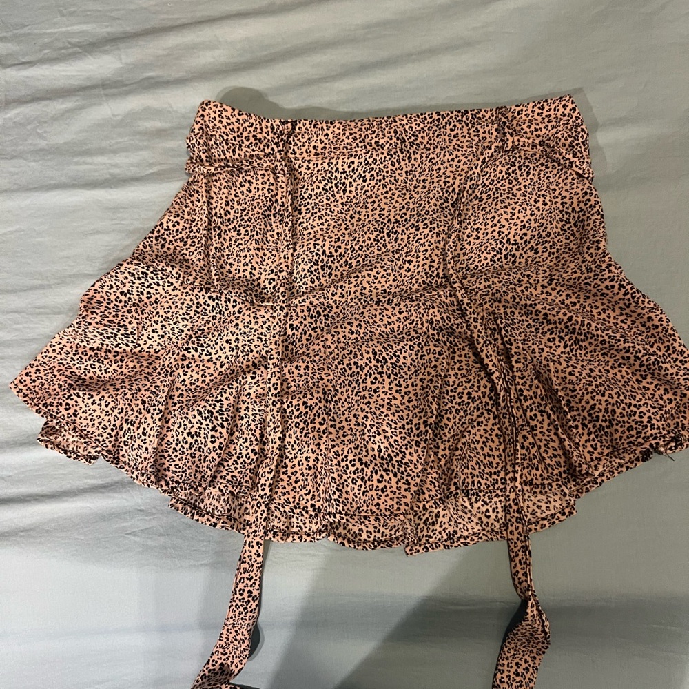 URBAN Romantics Pink Leopard Mini Skort